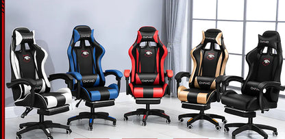 Ergonomic Gaming Office Chair with Adjustable Reclining