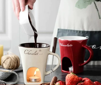 Taza de Cerámica para Fondue