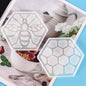 Set of 2 honeycomb-shaped molds