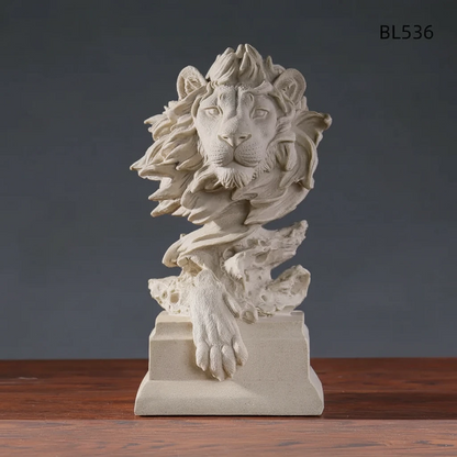 Resin Lion Head