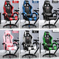 Ergonomic Gaming Office Chair with Adjustable Reclining