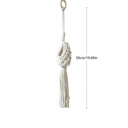 Macetero con Tapiz Tejido a Mano Bohemio