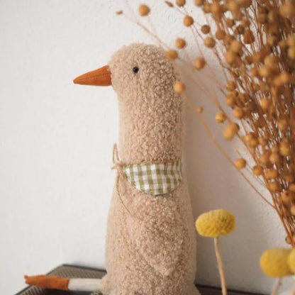 Curly Chicken Doll with Scarf