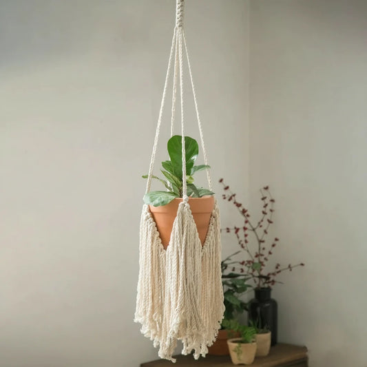 Tapiz de Cesta Colgante Decoración Bohemia