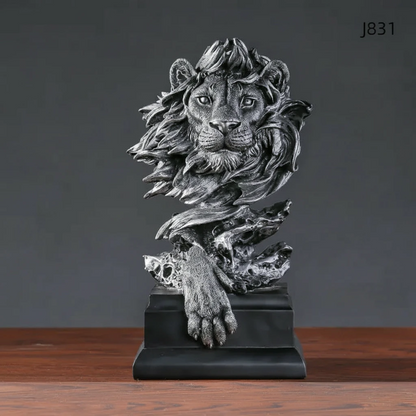 Resin Lion Head