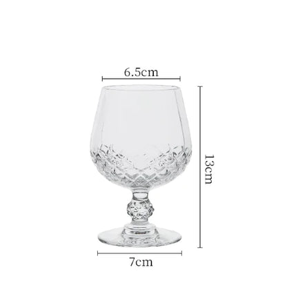 Copas de Brandy y Vino de Cristal Importado de Francia