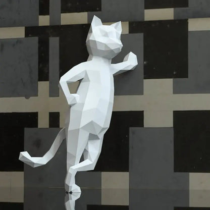 3D Geometric Origami Cat