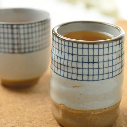 Ceramic Tea Cup with Hand-Painted Design (Japanese Style)