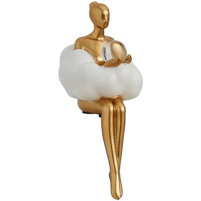 Cloud Girl decorative figure