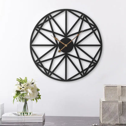 European style iron wall clock