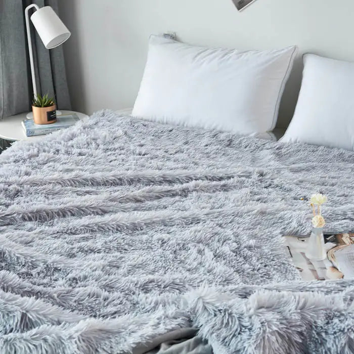 Light Gray Flannel Blanket