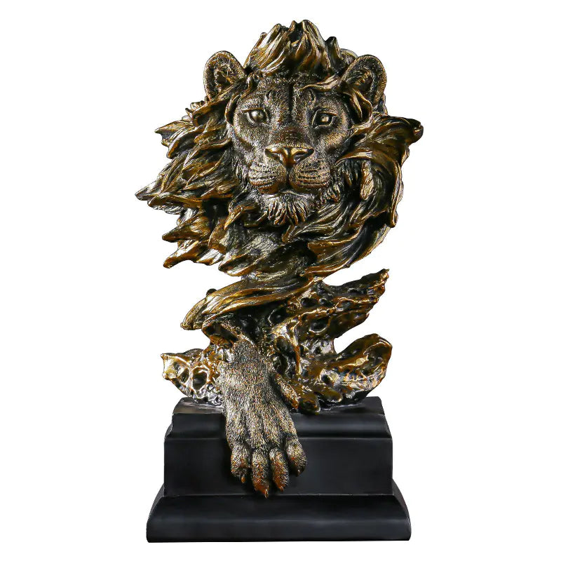 Resin Lion Head