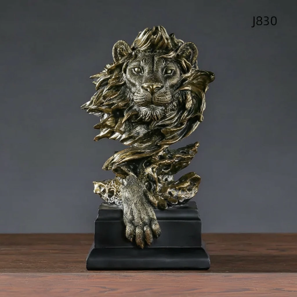 Resin Lion Head