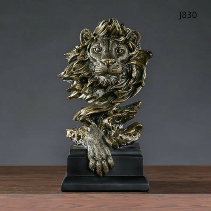 Resin Lion Head