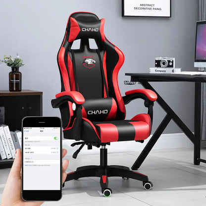 Ergonomic Gaming Office Chair with Adjustable Reclining