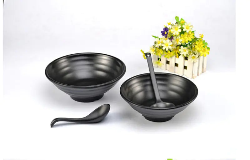 Lanzhou Japanese Style Melamine Noodle Bowl (Custom Logo)