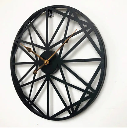 European style iron wall clock