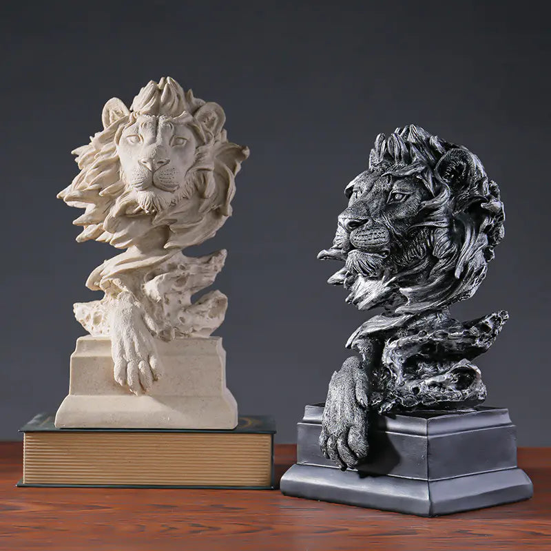 Resin Lion Head