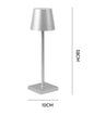 Table Lamp with LED Charger