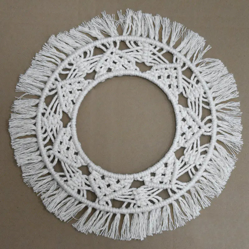 Round Cotton Rope Wall Decoration