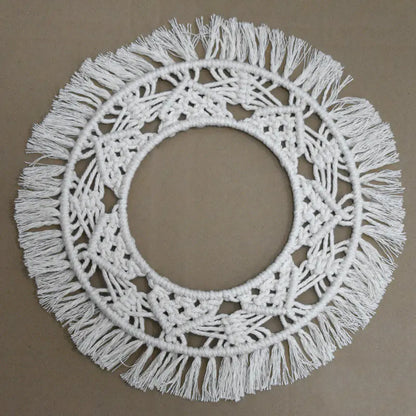 Round Cotton Rope Wall Decoration