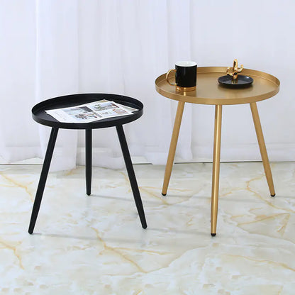 Nordic Metal Round Table for Living Room