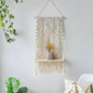 Bohemian Woven Tapestry Wall Shelf