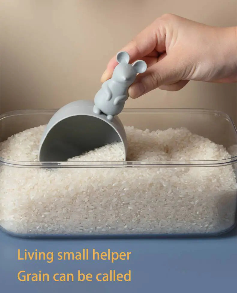 Rice Spoon Decorated with Mouse