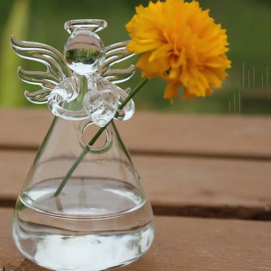Crystal Angel Vase
