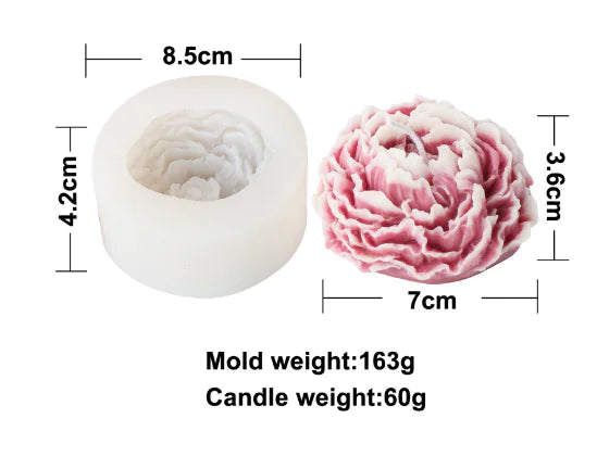 Handmade Large Peony Mold