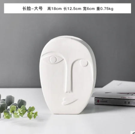 Jarrón Moderno  con Cara