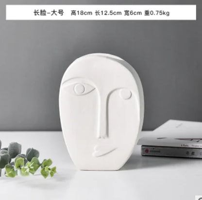 Jarrón Moderno  con Cara