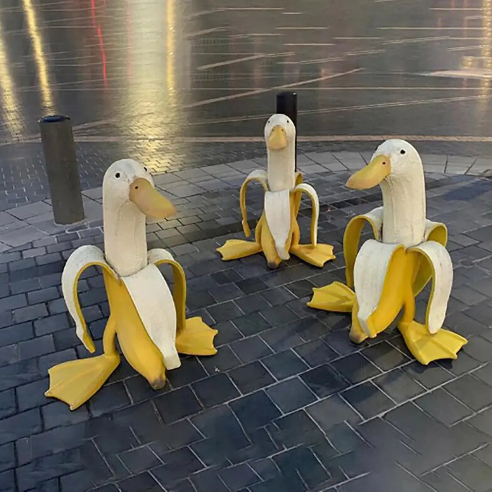 Banana Duck Sculpture