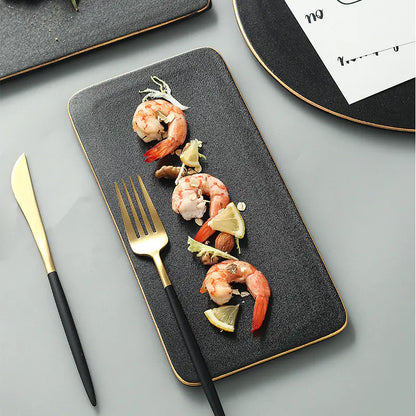 Nordic Rectangular and Round Serving Trays