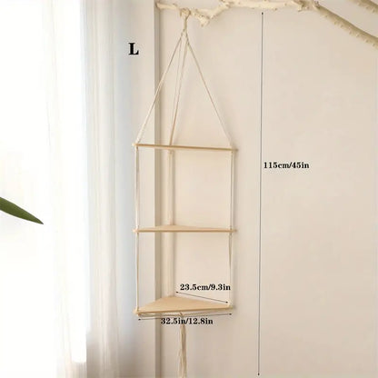 Bohemian Cotton Hanging Shelf