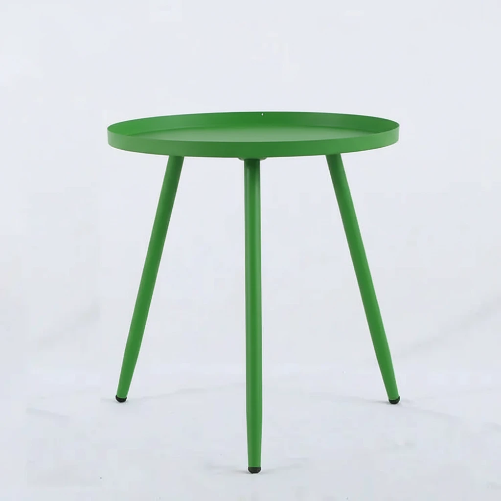 Nordic Metal Round Table for Living Room