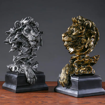 Resin Lion Head