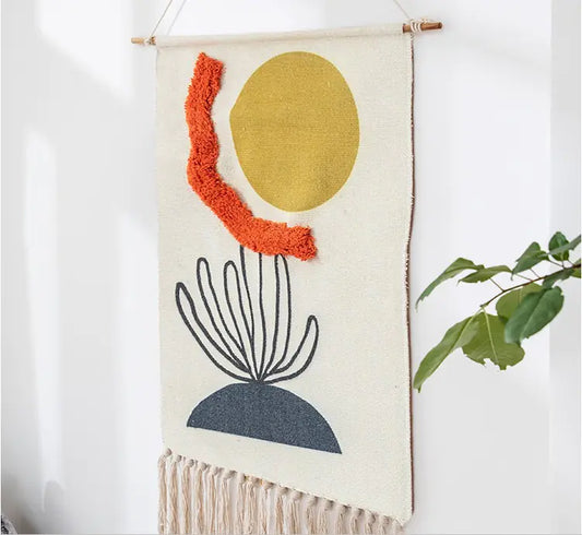 Tapiz Nórdico con Flecos