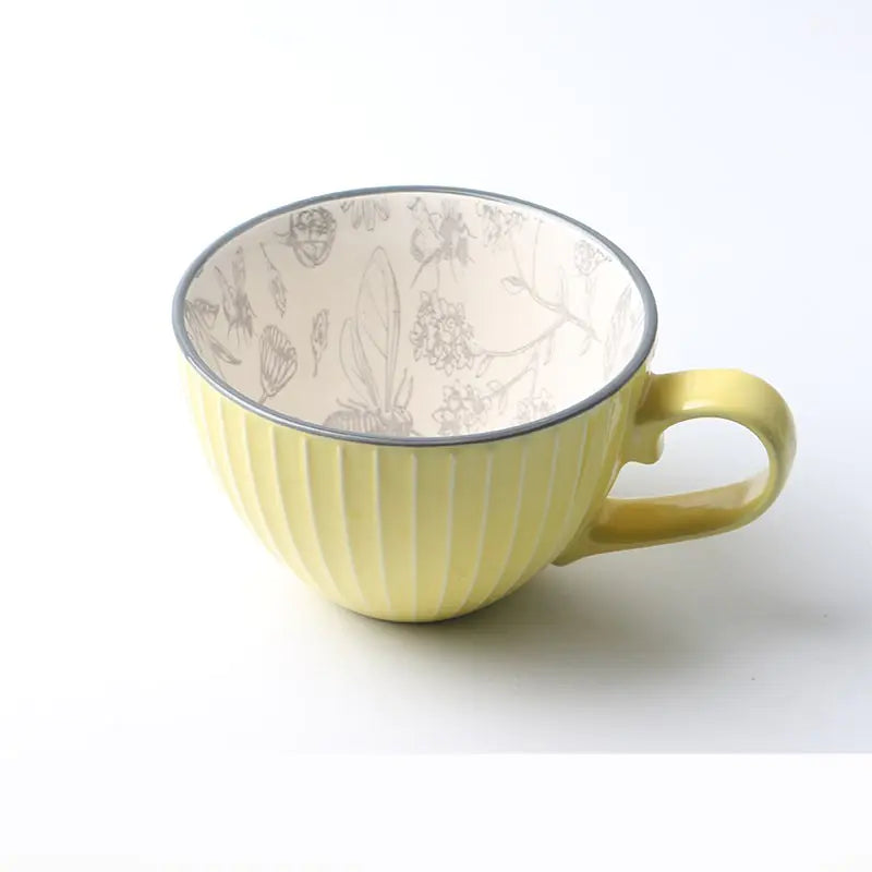 Taza de Cerámica Pintada a Mano