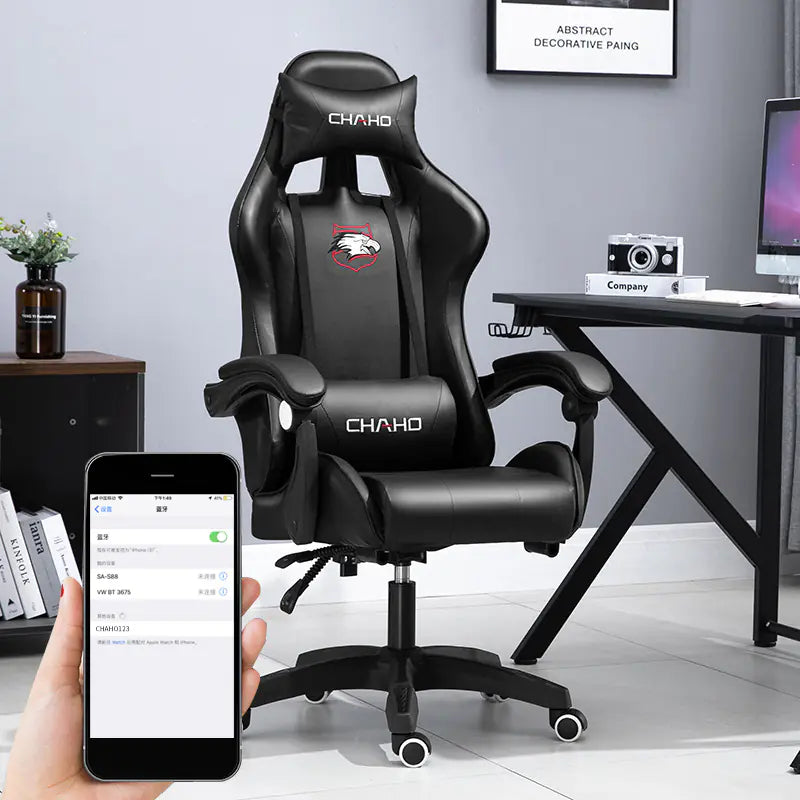 Ergonomic Gaming Office Chair with Adjustable Reclining
