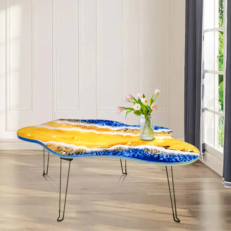 DIY Riverbed Silicone Mold for Epoxy Resin Table