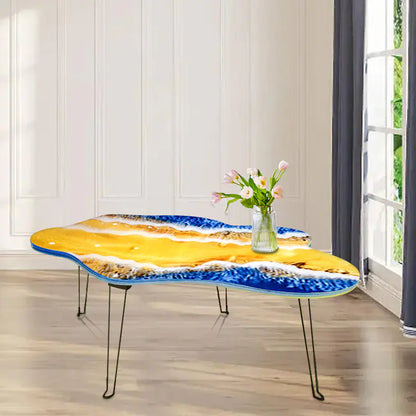 DIY Riverbed Silicone Mold for Epoxy Resin Table